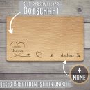 Holzbrett mit Gravur - Lieblings-Uroma - mit Wunschname