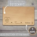 Holzbrett mit Gravur - Lieblings-Tante - mit Wunschname
