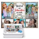 Foto-Puzzle f&uuml;r die Schwester  - Gl&uuml;ck ist -...