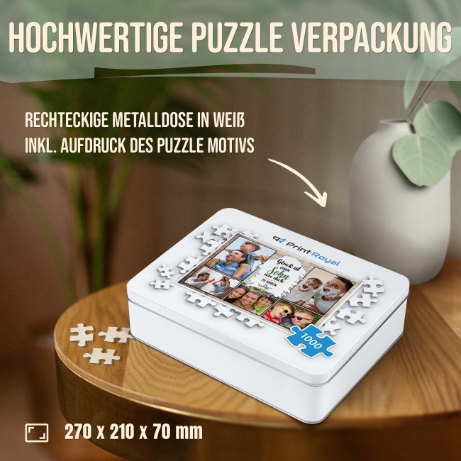 Foto-Puzzle f&uuml;r den Sohn  - Gl&uuml;ck ist - 500, 1000 oder 2000 Teile in