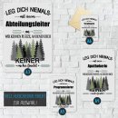 Berufe Blechschild - Leg dich niemals mit einer/einem -...