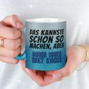 Glitzertasse - Kannst du so machen, dann isses halt kacke