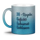 Glitzertasse - 3G-Regeln