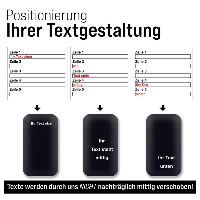 Elektro-Feuerzeug mit WUNSCHTEXT selbst beschriften