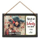 Schieferplatte f&uuml;r den Schatz mit Foto gestalten -...