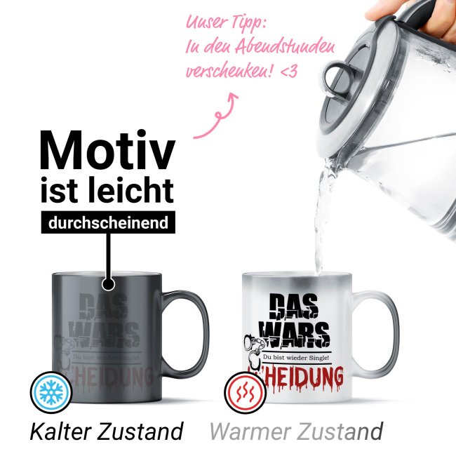 Zaubertasse - Das Wars Scheidung - Magic Mug