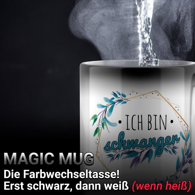 Zaubertasse - Ich bin schwanger - Magic Mug