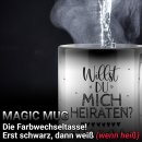 Zaubertasse - Willst du mich heiraten? - Magic Mug