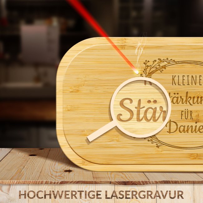 Brotdose mit Name gravieren - Kleine St&auml;rkung