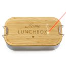Brotdose - Lunchbox - mit Name als Gravur