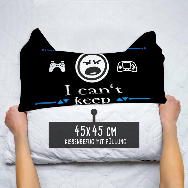 Satin Kissen - I cant keep calm! Im a Gamer