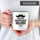 Tasse mit Name f&uuml;r den coolsten &amp; besten Kollegen