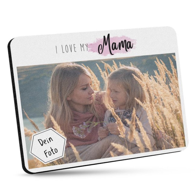 Mousepad mit Foto bedrucken f&uuml;r Mama