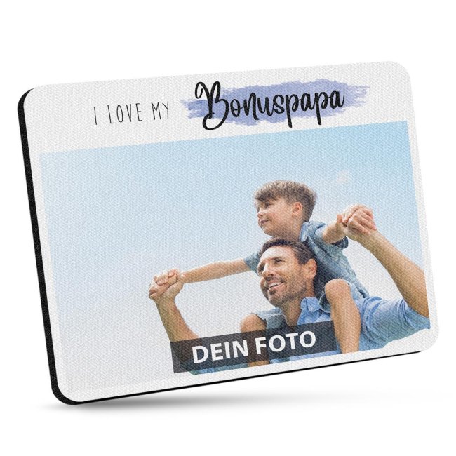 Mousepad mit Foto f&uuml;r den Bonuspapa