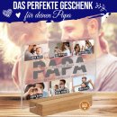 Fotoaufsteller mit Fotocollage - Papa