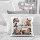 Kissen mit Fotocollage - Mama wir lieben dich