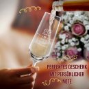 Sektglas mit Gravur - Diamantene Hochzeit - 60....