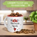 Pott-Tasse - Allerbeste Nichte - Innen Rot