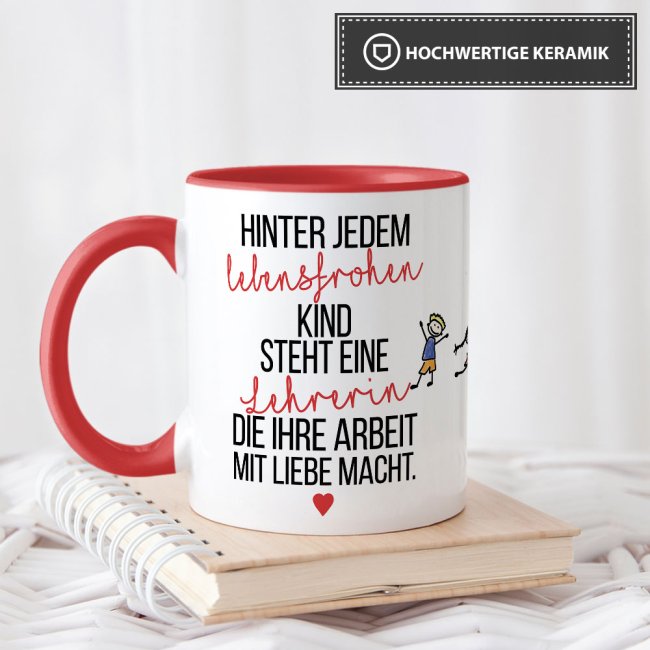 Tasse - Lehrerin, die ihre Arbeit liebt