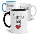 Tasse f&uuml;r Erzieher - Erzieher mit Herz