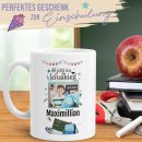 Tasse - Ab jetzt ein Schulkind - Name und Bild