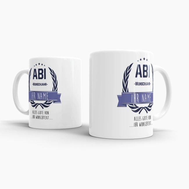 Tasse - Abi 20XX - mit Wunschname