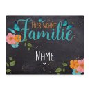 Outdoorschild - Hier wohnt Familie - Name -...