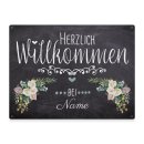 Outdoorschild - Herzlich willkommen bei - Name -...