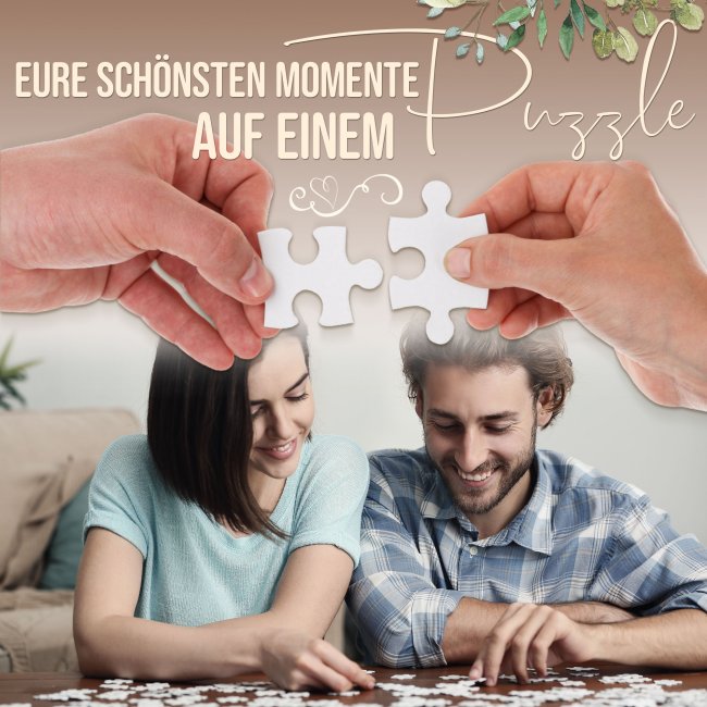 Fotopuzzle als Hochzeitsgeschenk - Unsere Hochzeit