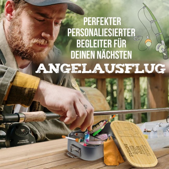 Brotdose mit Name gravieren - Der beste Angler