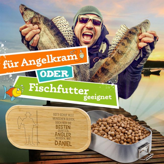 Brotdose mit Name gravieren - Der beste Angler