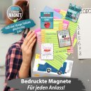 Magnete mit Name und lustigen Spr&uuml;chen