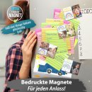 Magnet mit Name - Regenbogen - verschiedene Motive