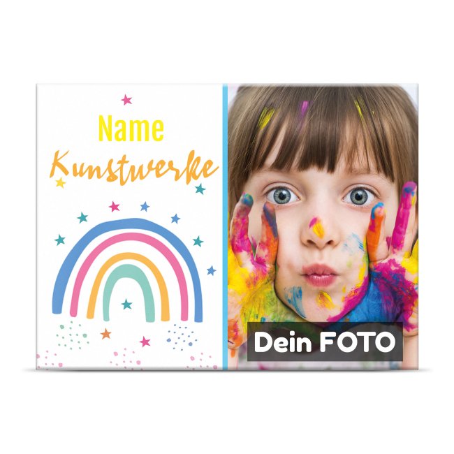 Fotomagnet mit Name - Deine Kunstwerke