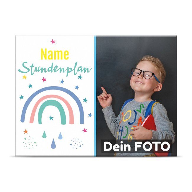 Fotomagnet mit Name - Dein Stundenplan