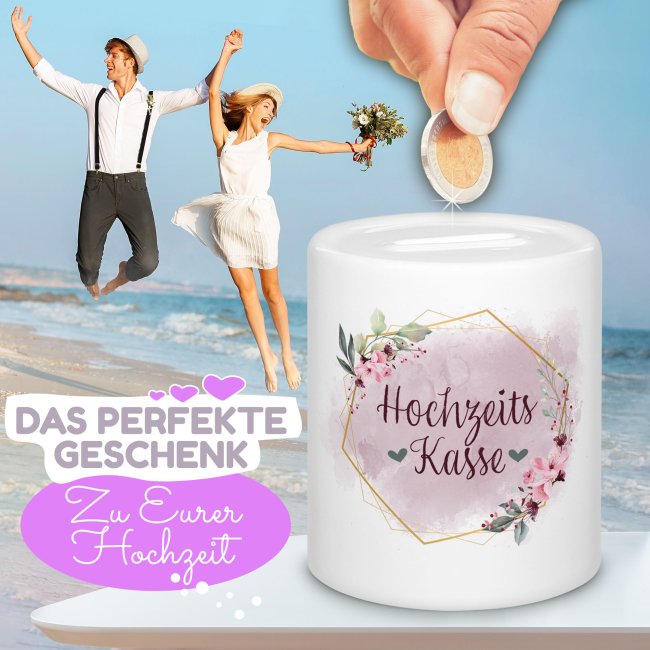 Spardose zur Hochzeit - Hochzeitskasse