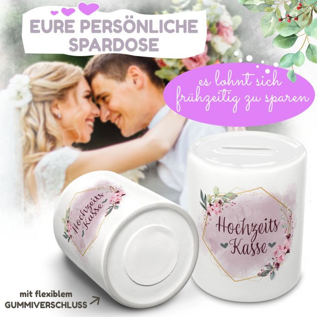 Spardose zur Hochzeit - Hochzeitskasse