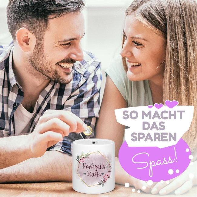 Spardose zur Hochzeit - Hochzeitskasse