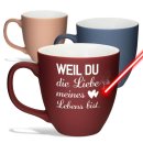 Mahlwerck Tasse mit Gravur - Liebe meines Lebens - mit...