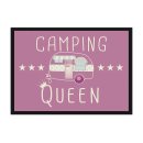 Lustige Fu&szlig;matte Camping - Camping Queen