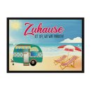 Lustige Fu&szlig;matte - Strand - Zuhause ist da, wo wir...