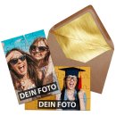 Fotopuzzle im Briefumschlag mit Goldinlay - 24 Teile