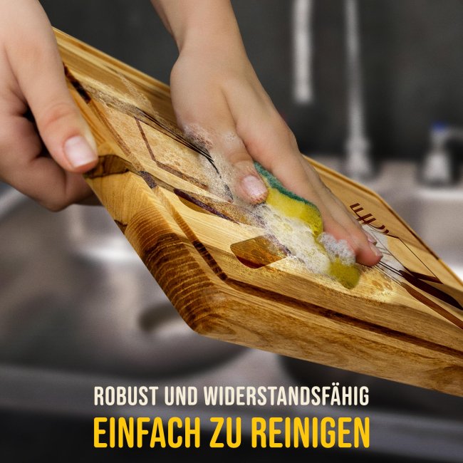 Schneidebrett mit Gravur - Chefkoch Opa