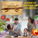 Schneidebrett mit Gravur - Chefkoch Opa