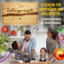 Gro&szlig;es Schneidebrett mit Gravur - Lieblingsmensch -...