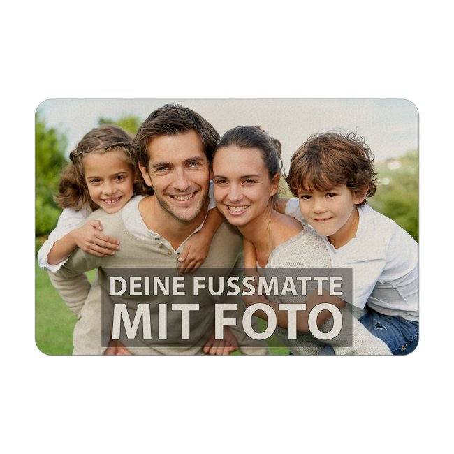 Personalisierte Fu&szlig;matte selbst gestalten - 60 x 40cm - Filz