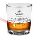 Whiskyglas - Guter Jahrgang-Jahr &amp; Name - 300 ml