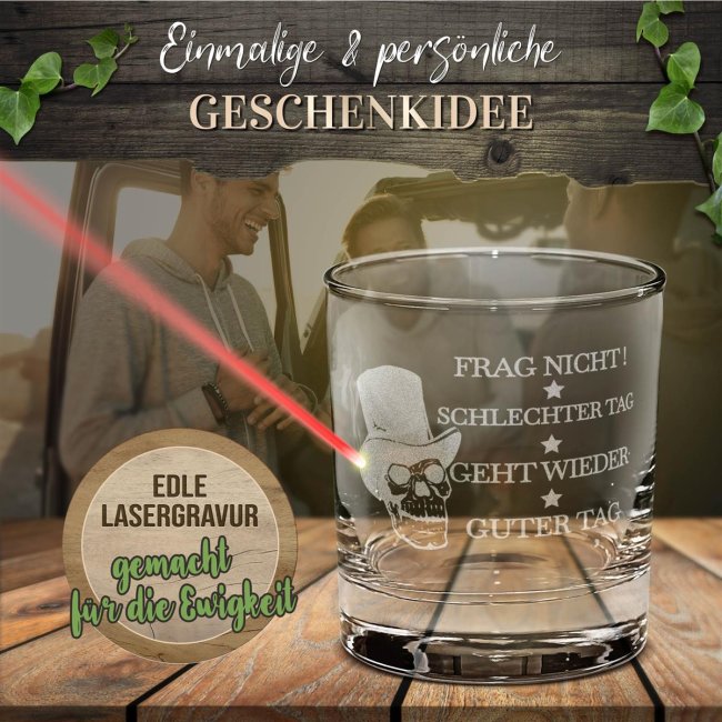 Whiskyglas - Guter schlechter Tag - OnDemand - 300 ml