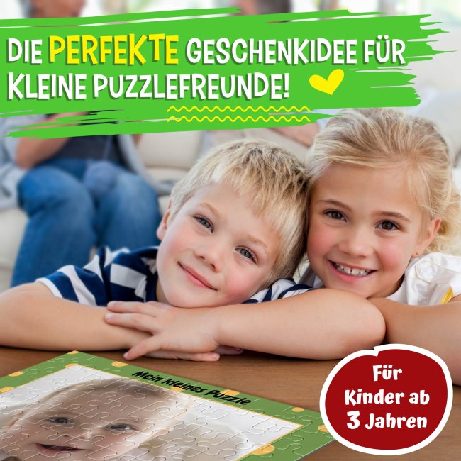 Fotopuzzle f&uuml;r Kinder selbst gestalten - Mein kleines Puzzle mit Name - Pinguin - 192 Teile