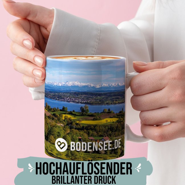 Bodensee.de Tasse - Blick auf Bodensee